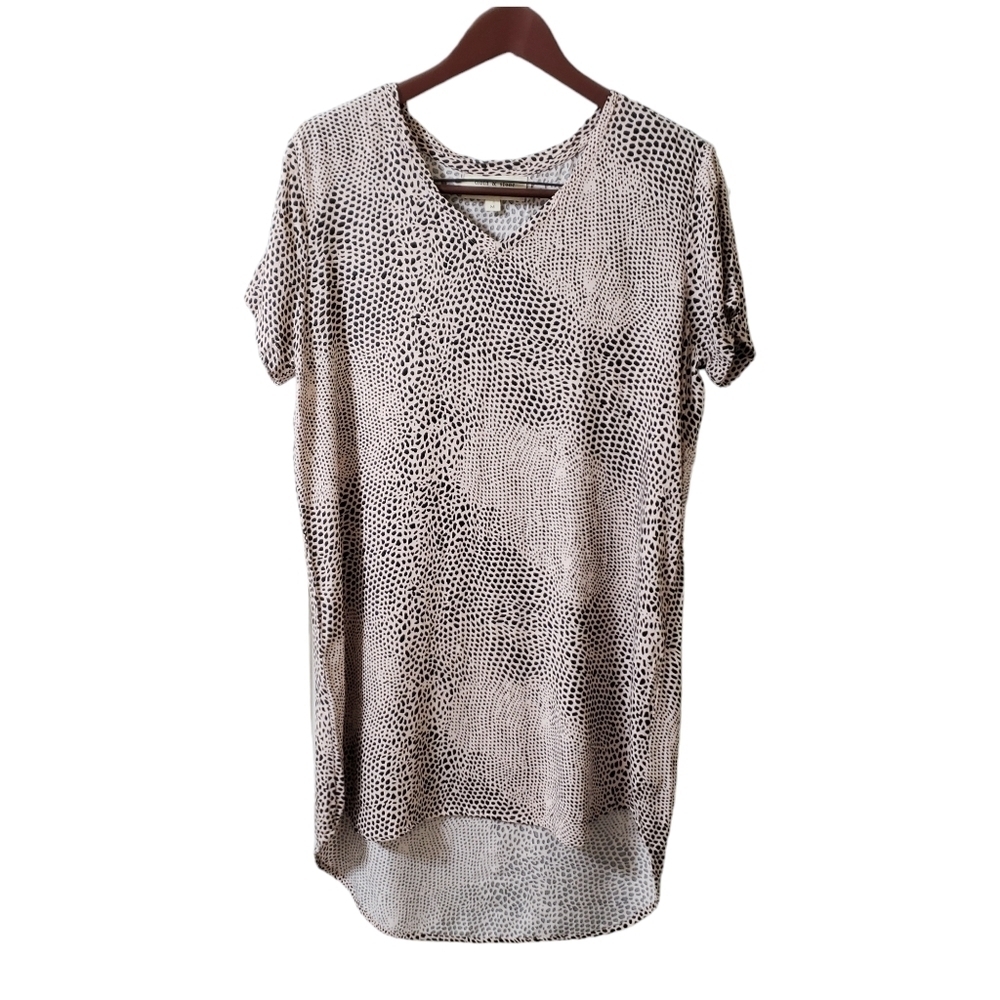 Cloth & Stone Animal Print‎ T-shirt Dress Size Medium